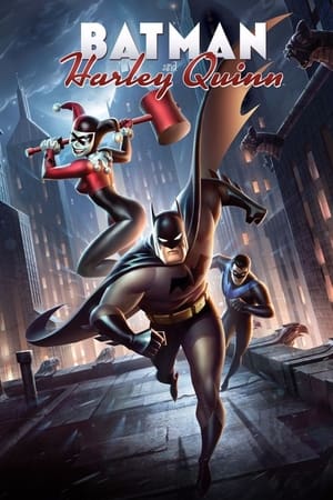 Batman and Harley Quinn watch Batman and Harley Quinn